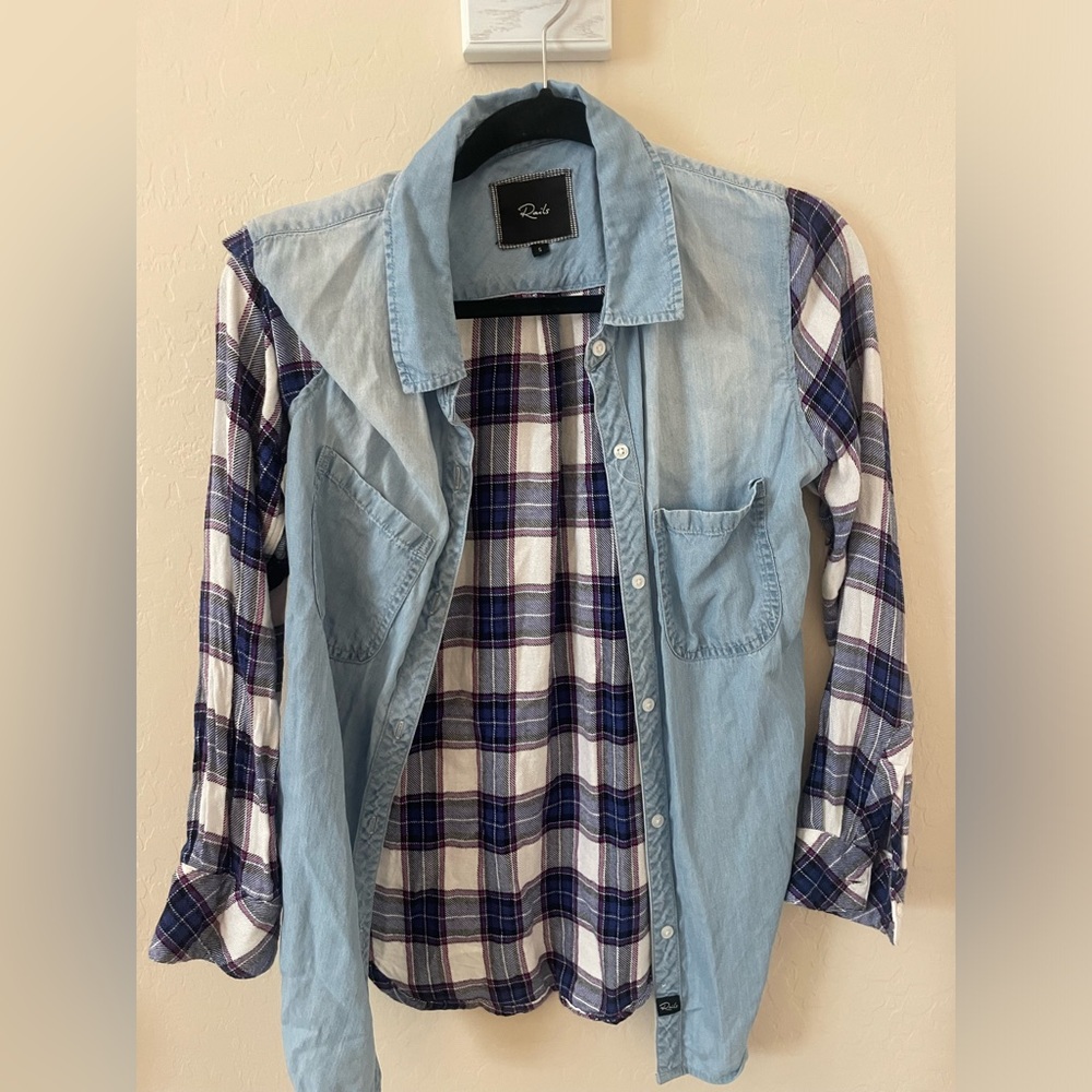Rails plaid sweater